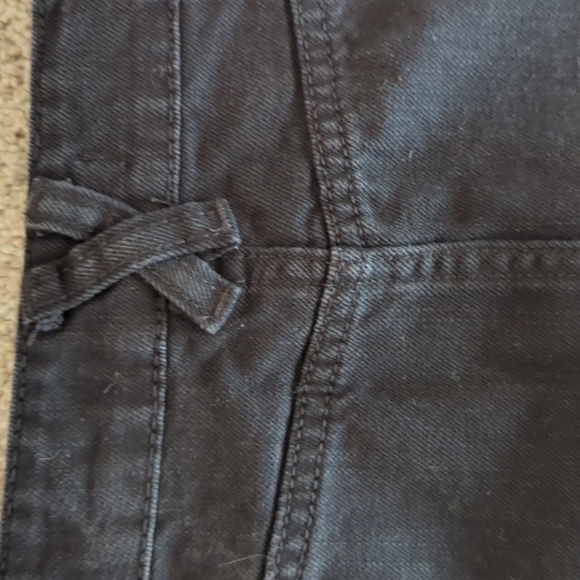 Forever 21 Black Denim Button-Front Skirt Size S - Picture 4 of 7